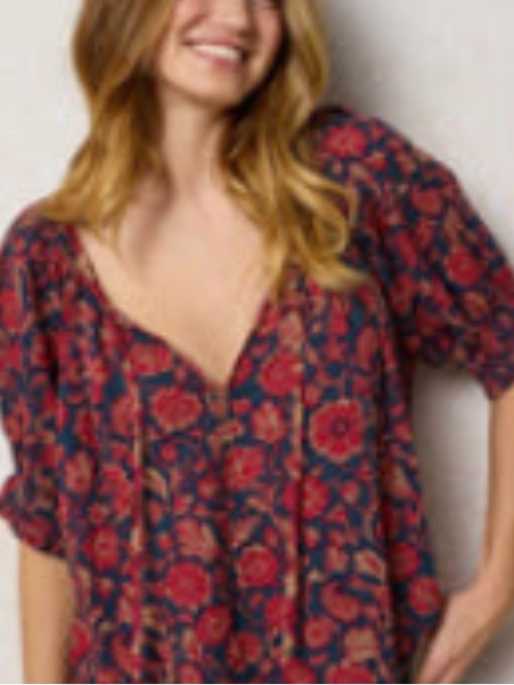 Natural Life April Top in Ornate Paisley